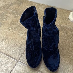Royal Blue suede shoes size 8.5